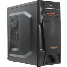 Корпус   Miditower GMC Double-X  Black  ATX  без БП