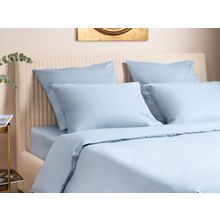 ПМ: Ecotex Набор наволочек Моноспейс - 2 шт. серо-голубой