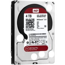 Жесткий диск 4TB WD Red Pro (WD4001FFSX) {Serial ATA III, 7200- rpm, 64Mb, 3.5" for 8 to 16 bay NAS solutions}