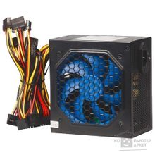 NAVAN APFC-500W Блок питания 120мм blue fan, APFC, SCP, OVP,UVP, TC, DUAL EMI, черное покрытие, OEM