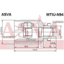 Шрус Внутренний ASVA арт. MTIUN94