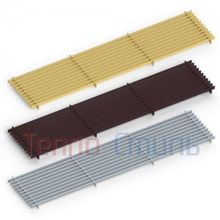 itermic GRILL.1200.LGA-25 ширина 250 мм длина 1200 мм алюминиевая для встраиваемого в пол внутрипольного конвектора ITT