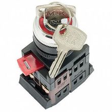 Переключатель с замком, 2 позиции, 10А | код. aks-22 | EKF