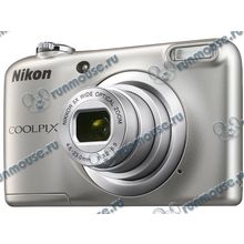 Фотоаппарат Nikon "CoolPix A10" (16.1Мп, 5x, ЖК 2.7", SDXC), серебр. [135666]