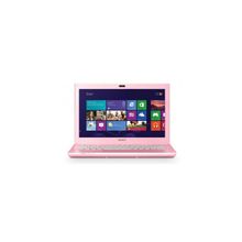 Ноутбук Sony SVS1313M1RP.RU3 Core i3-3120M 4Gb 500Gb DVDRW HD4000 1Gb 13.3" HD 1366x768 Win 8 Single Language 64 pink BT4.0 6c WiFi Cam p n: SVS1313M1RP.RU3