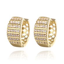 Серьги-кольца "Сердечки" (арт. 80854-2)