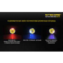 NiteCore Фонарь аккумуляторный NiteCore MH27 с ультрафиолетом