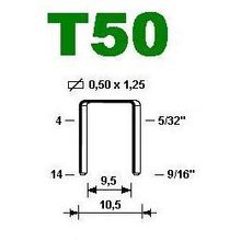 Скоба T50 08 galv, Omer (5   140 тыс.шт.)