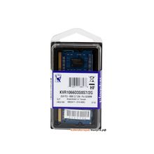 Память SO-DIMM DDR3 2048 Mb (pc-8500) 1066MHz Kingston (KVR1066D3S8S7 2G)