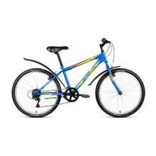 Подростковый горный (MTB) велосипед MTB HT 24 1.0 синий матовый 14" рама
