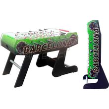 Настольный футбол кикер Barcelona 138x72x86, цветной складной