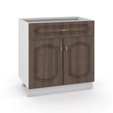 Моби Сильвия стол 800 1 ящик 2 двери Орех Кантри ID - 310966
