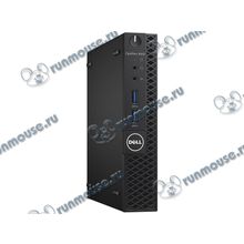 Компьютер Dell "OptiPlex 3050 Micro" 3050-0474 (Core i3 7100T-3.40ГГц, 4ГБ, 128ГБ SSD, HDG, LAN, WiFi, BT, W&apos;10 Pro) + клавиатура + мышь [139495]