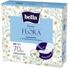 Bella Panty Flora Camomile Прокладки с Экстрактом Ромашки 70 прокладок в пачке