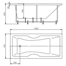 Aquatek Акриловая ванна Феникс 150