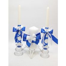 Свечи на свадьбу, набор из 3 шт. Gilliann Butterfly in Blue CAN088