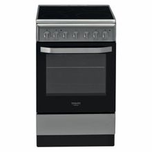 Электрическая плита Hotpoint HS5V5PMX RU 50см Нержавеющая сталь