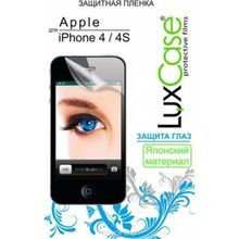 Защитная пленка LuxCase для Apple iPhone 4 4S Front Back Jazz