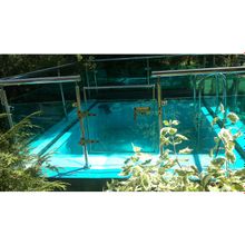 Полипропиленовый бассейн голубой 2х3х1,5м.толщ.5мм