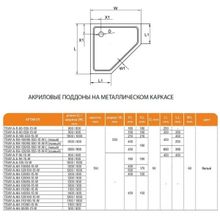 Душевой поддон Cezares Type P (90х90) акрил