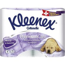 Kleenex Premium Care Восхитительный Комфорт 4 рулона в упаковке 4 слоя