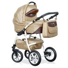 Caretto 2 в 1 Adriano светло-бежевая шоколадная кожа