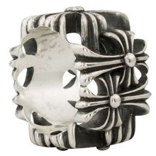 Серебряное кольцо Два креста