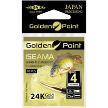 Крючки Mikado GOLDEN POINT - ISEAMA №  2 GB (с лопаткой) ( 10 шт.)