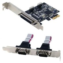 PCI-E контроллер 2 внешних порта COM DB9M и 1 внешний LPT, ORIENT XWT-PE2S1PV1 (OEM)