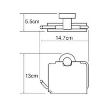 WasserKRAFT Держатель туалетной бумаги Isen K-4025