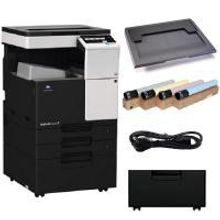 KONICA MINOLTA bizhub C227 МФУ + Тонеры (CMYK) + Крышка + Тумба + Кабель