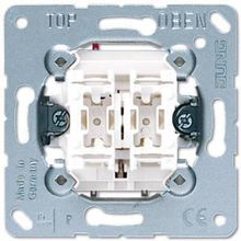 Jung Выключатель двухклавишный кнопочный Jung 10А 250V 535U ID - 243440