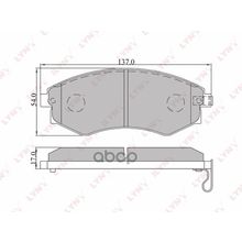 Колодки Тормозные Дисковые | Перед | LYNXauto арт. BD3607