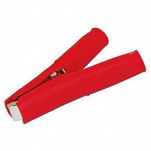 Зажим крокодил ЗКИ 30А 75мм² в изоляции красный (10шт) |  код. SQ0541-0015 |  TDM