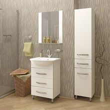 Mixline Пенал для ванной Диамант 35