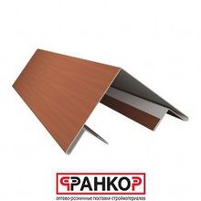 Планка угла внешнего состовная верхняя (Блок-хаус GL) L-2м, РЕ