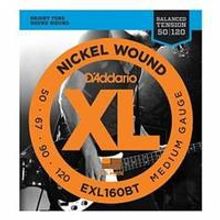 EXL160BT Nickel Wound Комплект струн для бас-гитары, сбаланс. натяжение, Medium, 50-120, DAddario