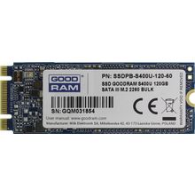 Накопитель SSD 120 Gb M.2 2260 B&M 6Gb   s Goodram S400U    SSDPB-S400U-120-60    TLC