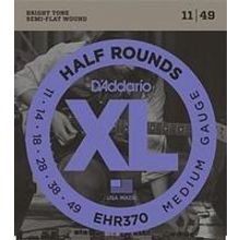 EHR370 Half Round Комплект струн для электрогитары, Medium, 11-49, DAddario