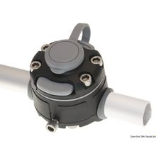 Osculati Lock for mounting on 22 25-mm Ø tube black, 34.302.04