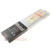 Data кабель USB Remax Platinum RC-044m micro usb золотой, 100см