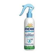 Спрей Picnic Hypoallergenic от летающих насекомых, 180 мл