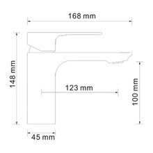 WasserKRAFT Смеситель для раковины Dinkel 5803