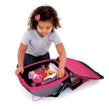 Trunki BoostApak черно-розовый