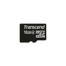 Transcend MicroSDHC 16GB Class 4 TS16GUSDHC4