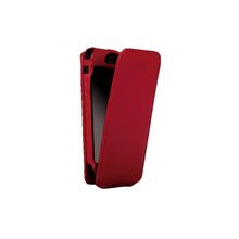 Кожаный чехол для iPhone 5 Sena Magnet Flipper Case, цвет red (826106)