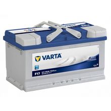 Аккумулятор автомобильный Varta Blue Dynamic F17 6СТ-80 обр. (низкий) 315x175x175
