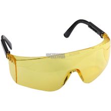 Очки защитные с регулируемыми дужками, желтые Stayer 2-110465