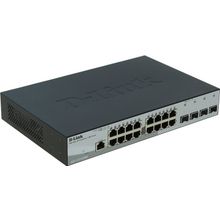 Коммутатор   D-Link   DGS-1210-20   ME   Управляемый коммутатор (16UTP 10   100   1000Mbps + 4SFP)