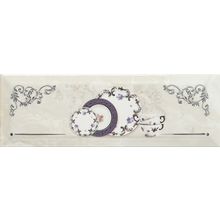 Керамическая плитка Monopole Petra Decor Pranzo Silver A декор 10х30